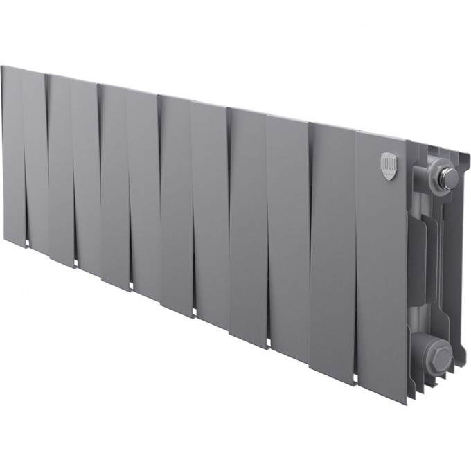 Радиатор биметаллический ROYAL THERMO PIANOFORTE 200 Silver Satin 12 секций HC-1346021