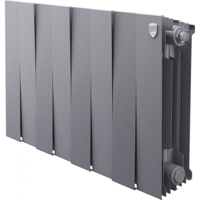 Радиатор биметаллический ROYAL THERMO PIANOFORTE 300 Silver Satin 8 секций HC-1346089