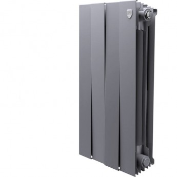Радиатор биметаллический ROYAL THERMO PIANOFORTE 500 Silver Satin 4 секции