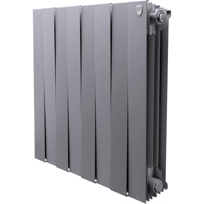 Радиатор биметаллический ROYAL THERMO PIANOFORTE 500 Silver Satin 8 секций HC-1176341